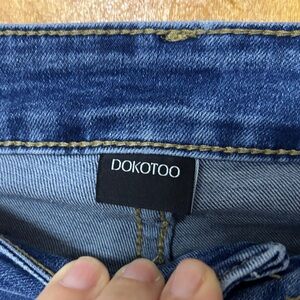 Baggy Hi Rise Cropped Jeans